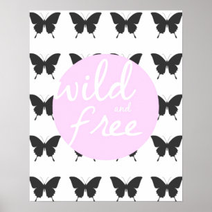 Póster Salvaje y libre