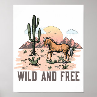 Póster Salvaje y libre en occidente