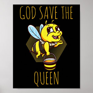 Póster Salvar a las abejas Protección del medio ambiente