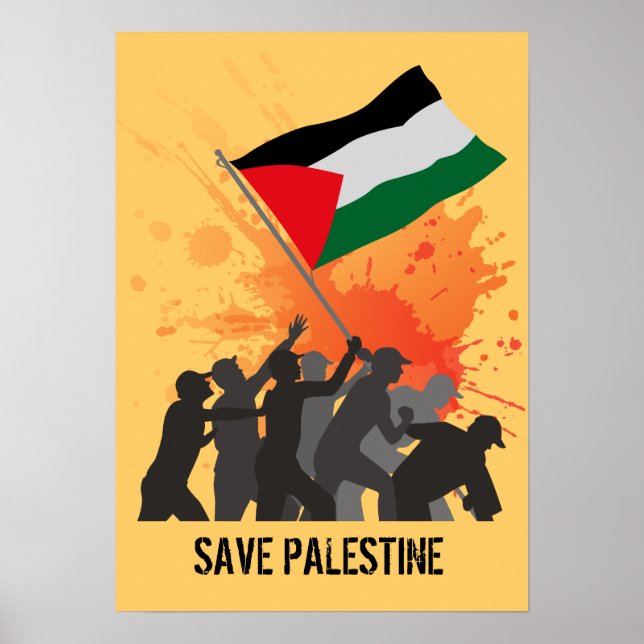 Póster Salvar a Palestina (Frente)