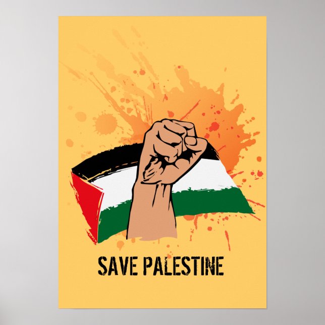 Póster Salvar a Palestina (Frente)