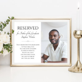 Póster Salvar a un padre de un graduado de fotografía