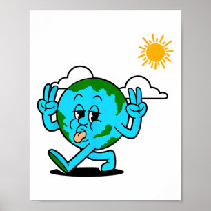 Póster Salvar al amante de la naturaleza del planeta Tier