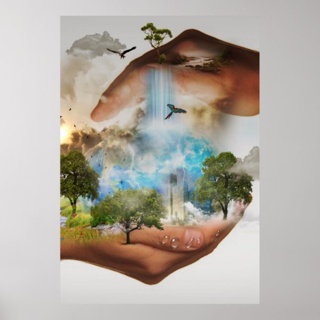 Póster Salvar al poster mundial (Frente)