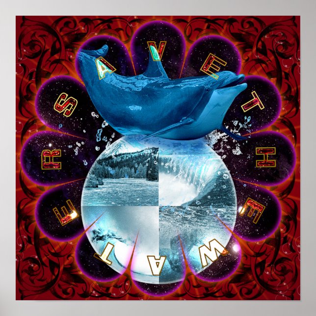 Póster Salvar el agua - Poster (Frente)