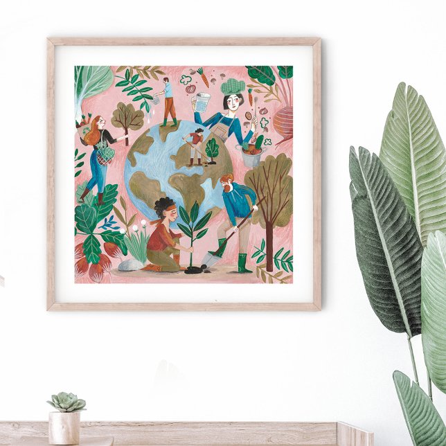 Póster Salvar el planeta tierra (Subido por el creador)