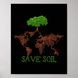 Póster Salvar El Suelo De Sadhguru Para Salvar Nuestras V