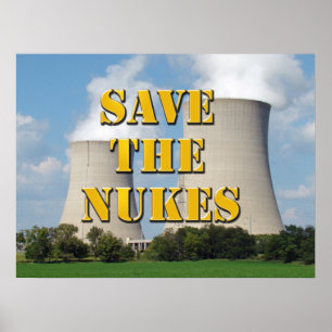 Póster Salvar Las Centrales Nucleares