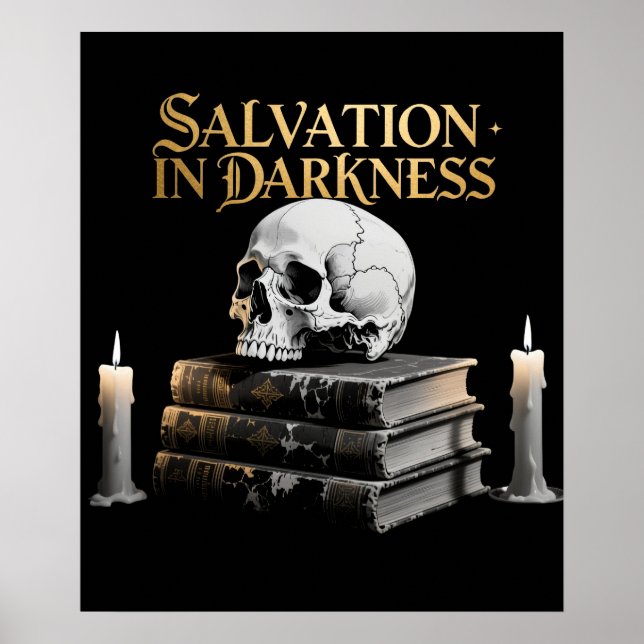 Póster Salvation in darkness (Frente)