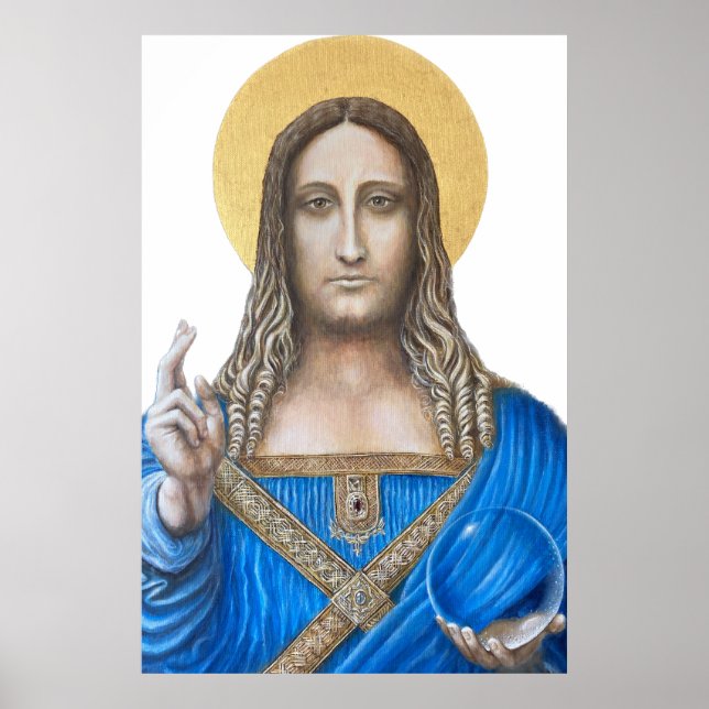 Póster Salvator Mundi  (Frente)