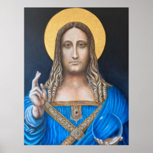 Póster Salvator Mundi 