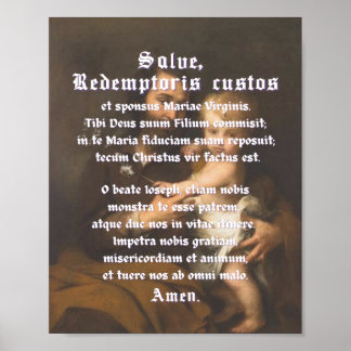 Póster Salve Redemptoris Custos Print