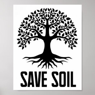 Póster Salvemos el movimiento del suelo para que salve el