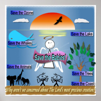 Póster ¡Salven a los bebés!