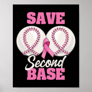 Póster Salven el segundo Byse Fun Bysebyll Breast Cancer