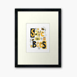 Póster Salven las letras de las abejas