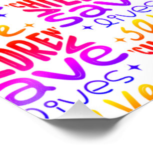 Póster Salven niños, salven vidas