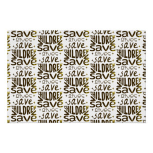 Póster Salven niños, salven vidas