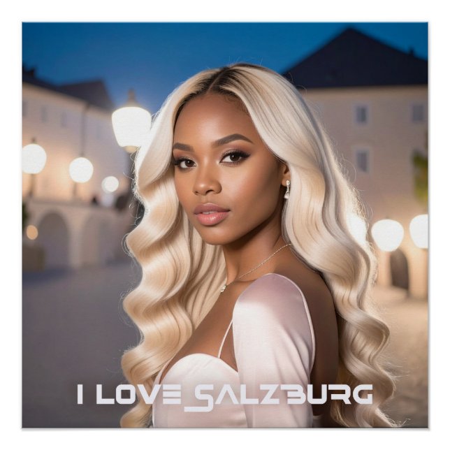 PÓSTER SALZBURG - I LOVE SALZBURG (Anverso)