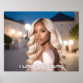 PÓSTER SALZBURG - I LOVE SALZBURG