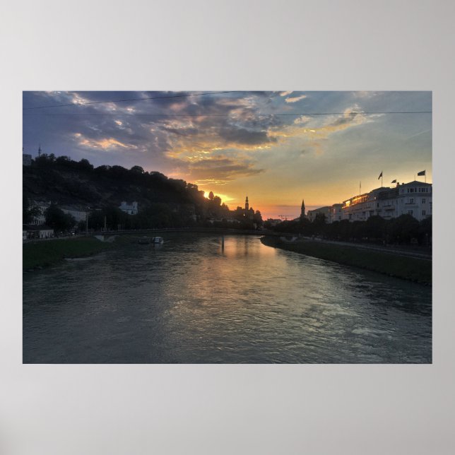 Póster Salzburg Sunset (Frente)