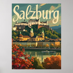 Póster Salzburg Vintage