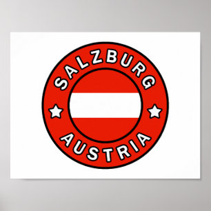 Póster Salzburgo Austria