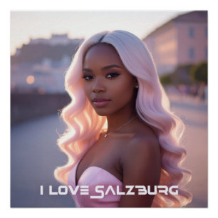 PÓSTER SALZBURGO - AUSTRIA - AMO SALZBURGO