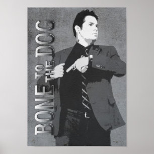 Póster Sam en hueso de la acción al poster del perro