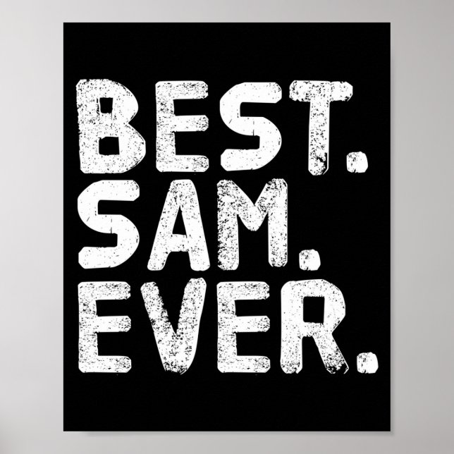 Póster Sam siempre divertidos hombres idea de regalo para (Frente)