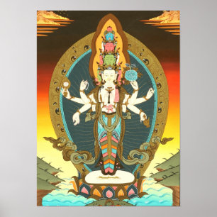 Póster Samantamukha Avalokiteshvara Poster
