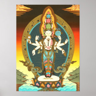 Póster Samantamukha Avalokiteshvara Poster