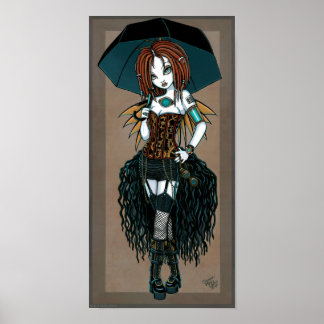 Póster "Samara" Steampunk Cyber Fairy Poster