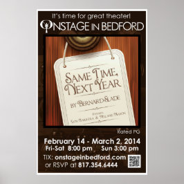 Póster SAME TIME, NEXT YEAR Poster