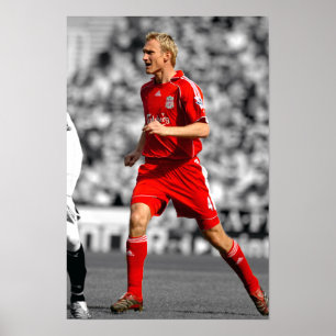 Póster Sami Hyypia Jugando Para Liverpool FC