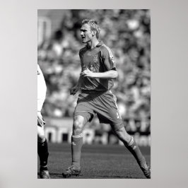Póster Sami Hyypia Jugando Para Liverpool FC