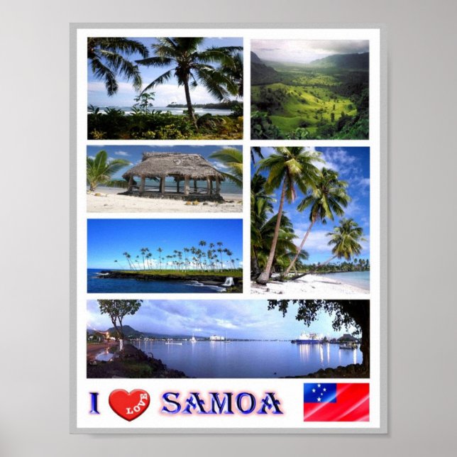 Póster Samoa - Amo - (Frente)