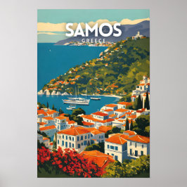 Póster Samos Grecia