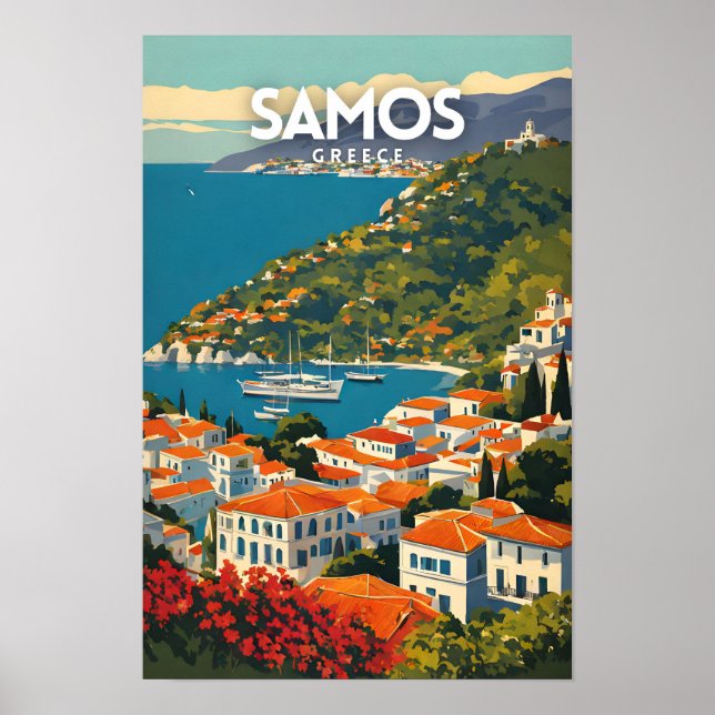 Póster Samos Grecia (Frente)