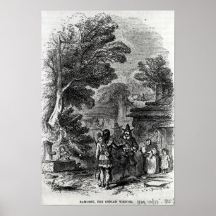 Póster Samoset, the Indian Visitor