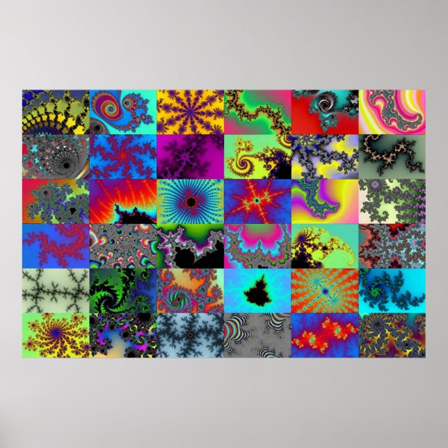 Póster Sampler en acuarela (Frente)