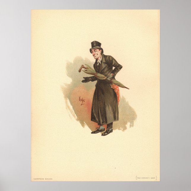 Póster Sampson Brass, Kyd, Dickens The Old Curiosity Shop (Frente)