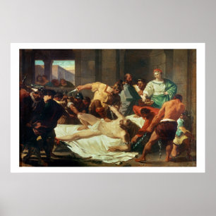 Póster Samson betrayed by Delilah (oil on canvas)