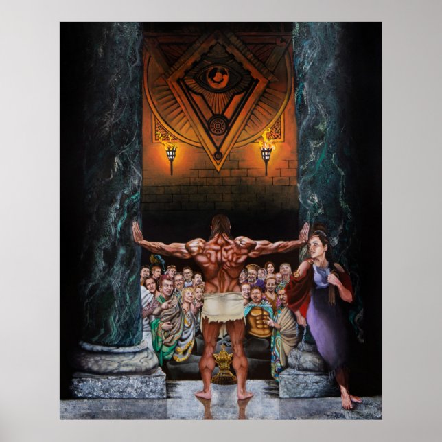 Póster Samson y Delilah (Frente)