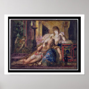 Póster Samson y Delilah (w/c)