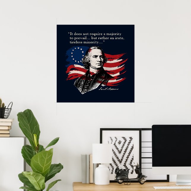 Póster Samuel Adams (Oficina en casa)