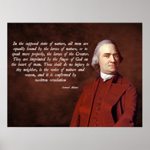 Póster Samuel Adams God