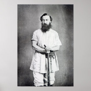 Póster Samuel Baker, 1865