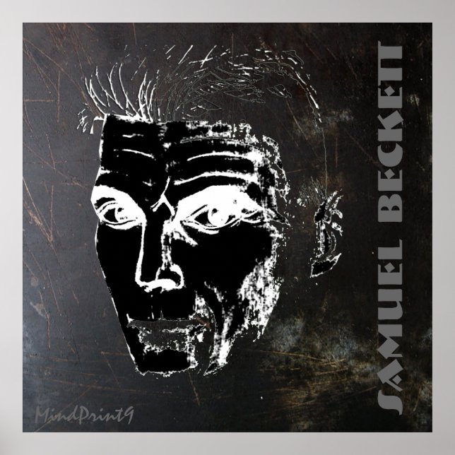 Póster Samuel Beckett (Frente)
