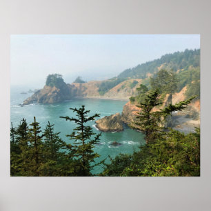 Póster Samuel H. Boardman, Costa de Oregón